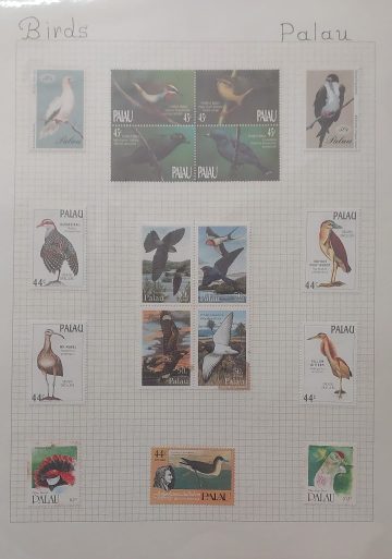 Thematic Birds Stamps of PALAU 17 Stamps Mint