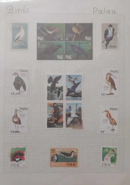Thematic Birds Stamps of PALAU 17 Stamps Mint | Indian Postage Stamps | Indian Coins | Old Indian Currency | Rare Indian Coins | Numismatic Collection India