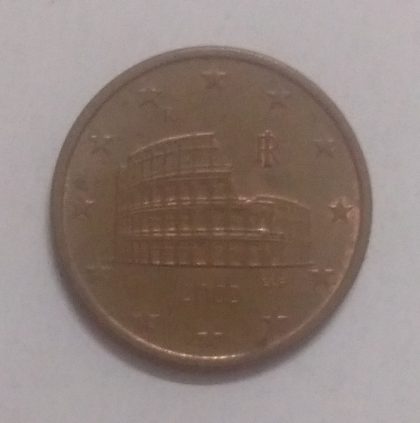 5 Cent EURO  2002_(used) | Indian Postage Stamps | Indian Coins | Old Indian Currency | Rare Indian Coins | Numismatic Collection India