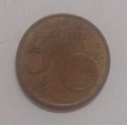 5 Cent EURO  2002_ESPANA (used) | Indian Postage Stamps | Indian Coins | Old Indian Currency | Rare Indian Coins | Numismatic Collection India