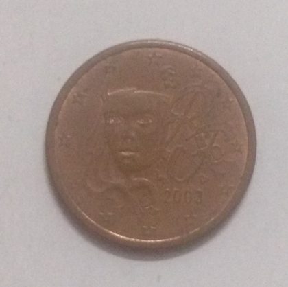 5 Cent EURO  2003_(used) | Indian Postage Stamps | Indian Coins | Old Indian Currency | Rare Indian Coins | Numismatic Collection India