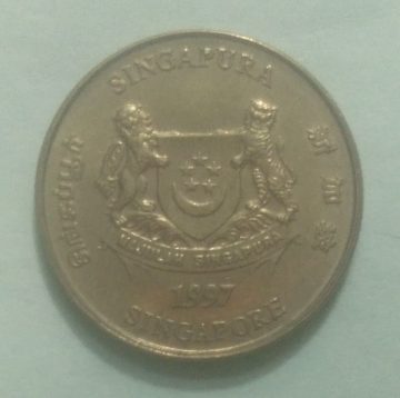 5 Cents 1997 Majulah Singapora/ Singapore (used)