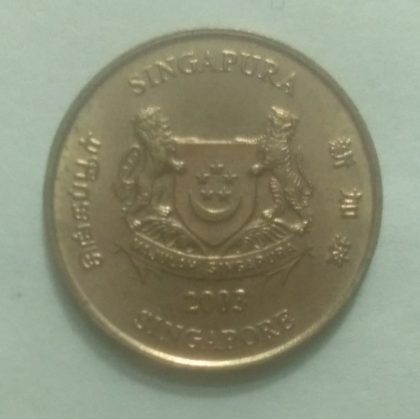5 Cents 2003 Majulah Singapora/ Singapore (used) | Indian Postage Stamps | Indian Coins | Old Indian Currency | Rare Indian Coins | Numismatic Collection India