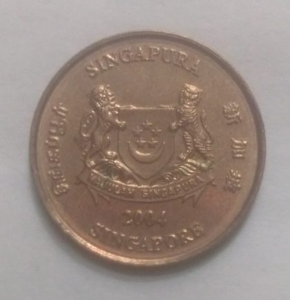 5 Cents 2004 Majulah Singapora/ Singapore (used) | Indian Postage Stamps | Indian Coins | Old Indian Currency | Rare Indian Coins | Numismatic Collection India