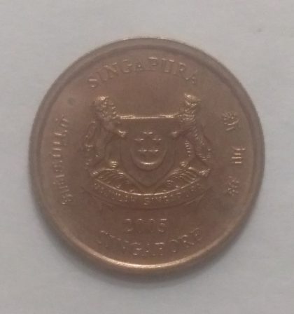 5 Cents 2005 Majulah Singapora/ Singapore (used) | Indian Postage Stamps | Indian Coins | Old Indian Currency | Rare Indian Coins | Numismatic Collection India