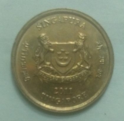 5 Cents 2011 Majulah Singapora/ Singapore (used) | Indian Postage Stamps | Indian Coins | Old Indian Currency | Rare Indian Coins | Numismatic Collection India