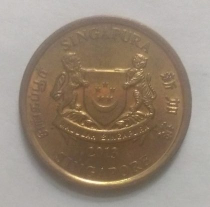 5 Cents 2013 Majulah Singapora/ Singapore (used) | Indian Postage Stamps | Indian Coins | Old Indian Currency | Rare Indian Coins | Numismatic Collection India
