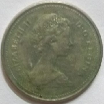 5 Cents Canada 1986 Elizabeth II D.G Regina  (used)