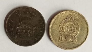 SRILANKA 5 Rupee 2011(Used)