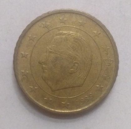 50 Cent EURO  1999_(used) | Indian Postage Stamps | Indian Coins | Old Indian Currency | Rare Indian Coins | Numismatic Collection India - Image 2