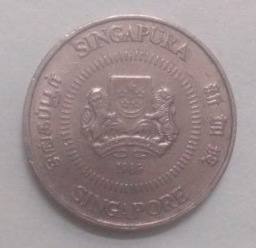 50 Cents 1989 Majulah Singapora/ Singapore (used)