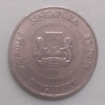 50 Cents 1989 Majulah Singapora/ Singapore (used)