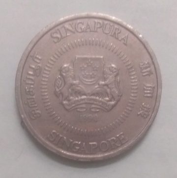 50 Cents 1990 Majulah Singapora/ Singapore (used)