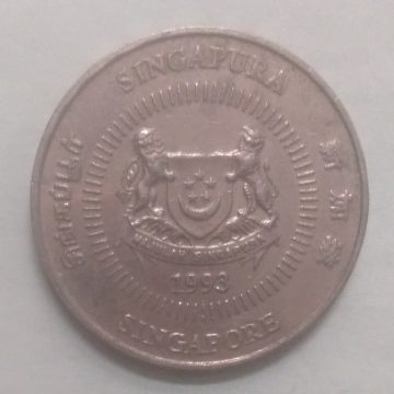 50 Cents 1993 Majulah Singapora/ Singapore (used)