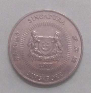 50 Cents 1997 Majulah Singapore Used