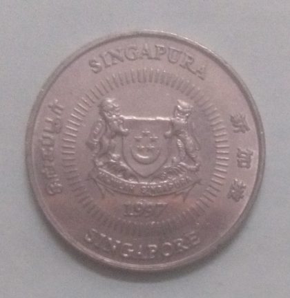 50 Cents 1997 Majulah Singapora/ Singapore (used) | Indian Postage Stamps | Indian Coins | Old Indian Currency | Rare Indian Coins | Numismatic Collection India