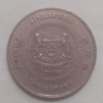 50 Cents 2005 Majulah Singapora/ Singapore (used)