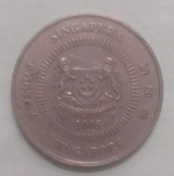 50 Cents 2005 Majulah Singapore Used