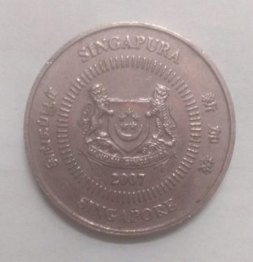 50 Cents 2007 Majulah Singapore Used