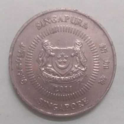 50 Cents 2011 Majulah Singapora/ Singapore (used) | Indian Postage Stamps | Indian Coins | Old Indian Currency | Rare Indian Coins | Numismatic Collection India