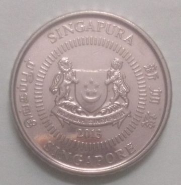 50 Cents 2013 Majulah Singapore UNC