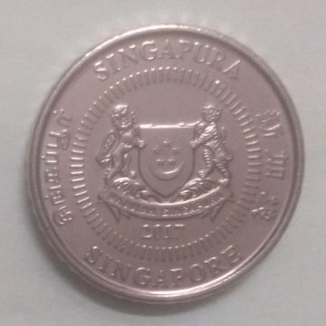 50 Cents 2017 Majulah Singapora/ Singapore (unc)