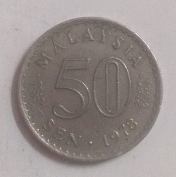 50 Sen _1978 Malaysia (used)