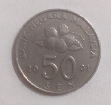50 Sen _2000 Bank Negara Malaysia (used)