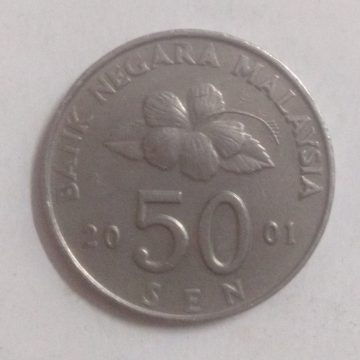 50 Sen _2000 Bank Negara Malaysia (used)