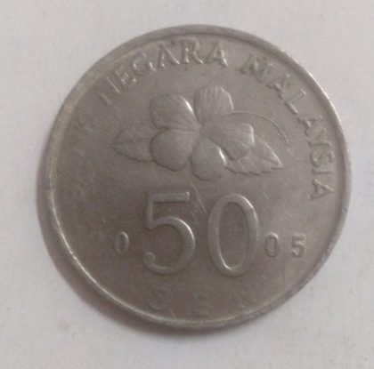 50 Sen _2003 Bank Negara Malaysia (used) | Indian Postage Stamps | Indian Coins | Old Indian Currency | Rare Indian Coins | Numismatic Collection India