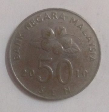 50 Sen _2009 Bank Negara Malaysia (used)