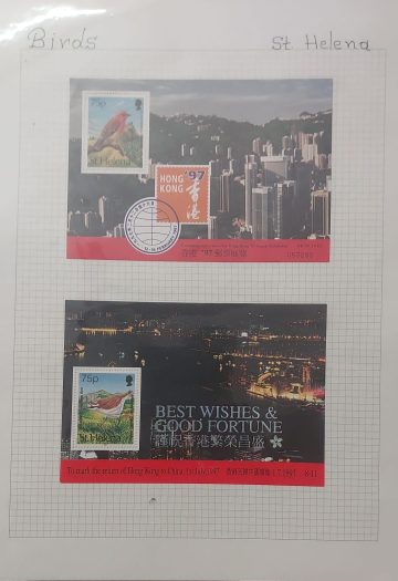 Thematic Birds Stamps of St.HELENA 2 Minature sheet