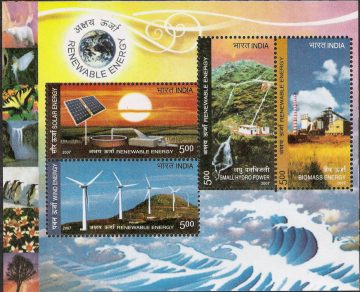 Renewable Energy - 2007 (Indian Miniature Sheets)