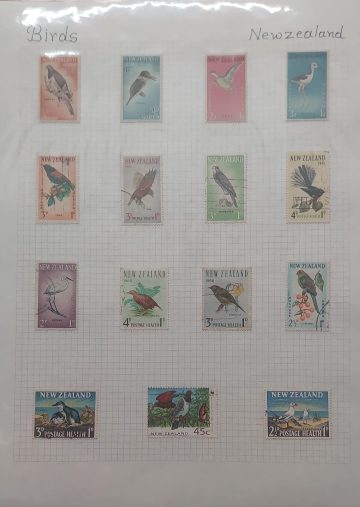 Thematic Birds Stamps of NEWZEALAND 15 Stamps -12 Used/4 Mint (WWF)