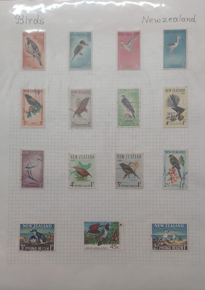 Thematic Birds Stamps of NEWZEALAND 15 Stamps -12 Used/4 Mint (WWF) | Indian Postage Stamps | Indian Coins | Old Indian Currency | Rare Indian Coins | Numismatic Collection India