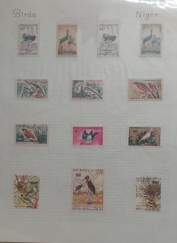 Thematic Birds Stamps of NIGER 13 Stamps Mint 9 Used /4 Mint