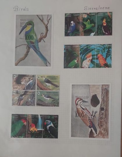 Thematic Birds Stamps of SIERRALEONE 2 Minature Sheets-13 Stamps Mint (WWF) | Indian Postage Stamps | Indian Coins | Old Indian Currency | Rare Indian Coins | Numismatic Collection India