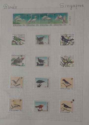 Thematic Birds Stamps of SINGAPORE 16 Stamps Mint