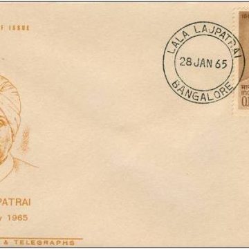 First Day Cover?28 jan.'65 Birth Centenary of Lala Lajpat Rai (Social Reformer and Freedom Fighter) (fdc-1965)