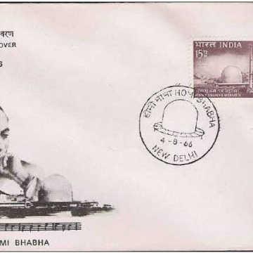 First Day Cover?04 Aug.'66 Dr Horni Jehanglr Bhabha(Scientist) (fdc-1966)