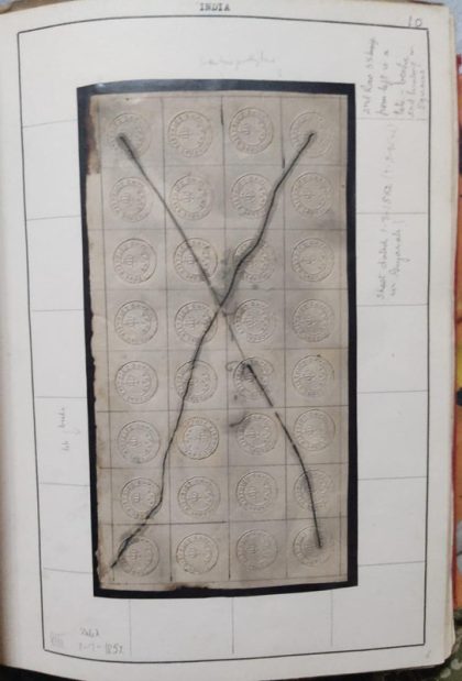 Indian 1852 Used White SCINDE Dawk Sg S1 ?2500 Rare Genuine Imitation & Collector's Pride Telebeach, to Hold This in Their Collection. (32 STAMPS) | Indian Postage Stamps | Indian Coins | Old Indian Currency | Rare Indian Coins | Numismatic Collection India