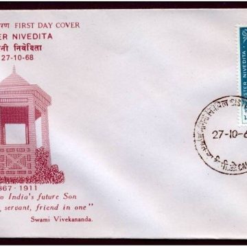 First Day Cover 27 Oct.'68 Birth Centenary of Sister Nivedita(Social Reformer and Indophlle). (fdc-1968)