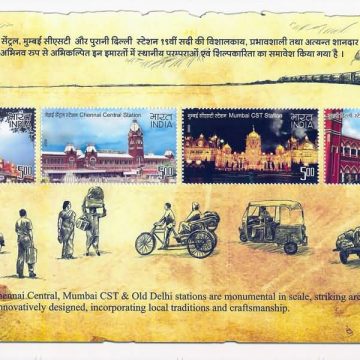 Heritage Railway Stations of India - 2009 (Indian Miniature Sheets)