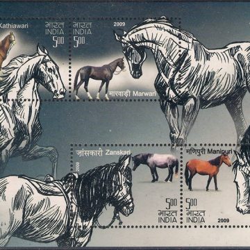 Horses of India - 2009 (Indian Miniature Sheets)