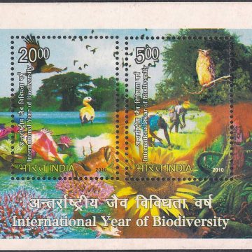 International Year of Biodiversity - 2010 (Indian Miniature Sheets)