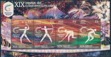 XIX Commonwealth Games, Delhi 2010 (Indian Miniature Sheets)
