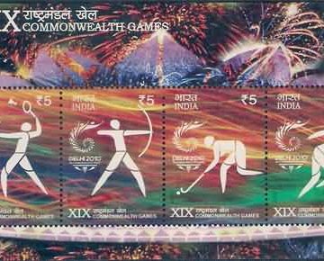 XIX Commonwealth Games, Delhi 2010 (Indian Miniature Sheets)