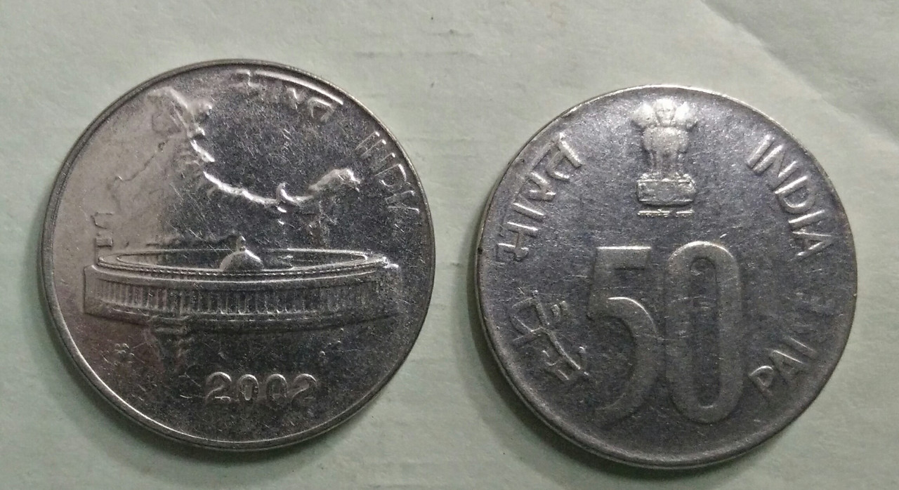 50 PAISE (Map)-2002_UNC_1 N0