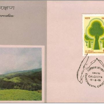First Day Cover 23 Mar.'78 Modern Indian Paintings.(FDC-1978)cc Jun. '81 Environmental Conservation. (FDC-1981)