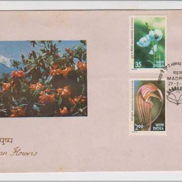First Day Cover 29 May '82 Himalayan Flowers.(FDC-1982)